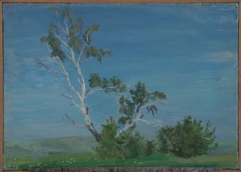 Голубой день. 1979г. Холст, масло. 50х70