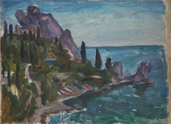Б/Н (Гурзуф). Холст, масло. 55х75