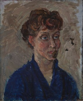 Б/Н (портрет мальчика). Холст, масло. 53х45