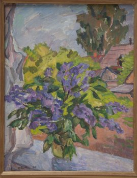 Вечер (Михайловское). 1994г. Холст, масло. 90х70