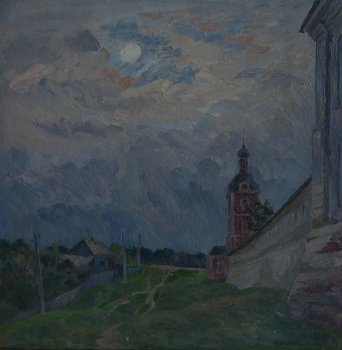 Переславль-Залесский. 1983г. Холст, масло. 70,5х70,5