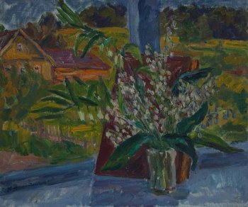Ландыши. 1985г. Холст, масло. 50х60