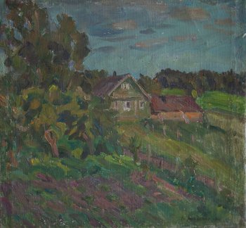 Б/Н. 1986г. Холст, масло. 34х36