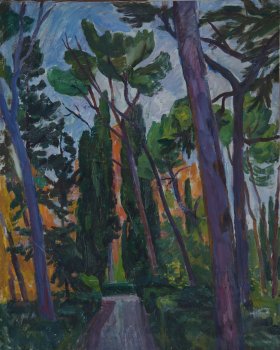 Осень.Гурзуф. 1991г. Холст, масло. 100х80