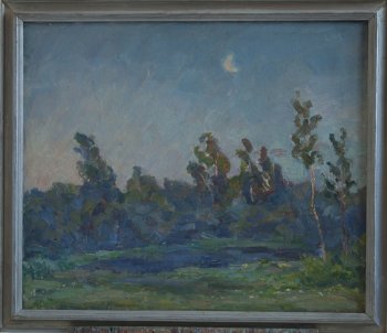 Раннее утро. 1993г. Холст, масло. 68х80