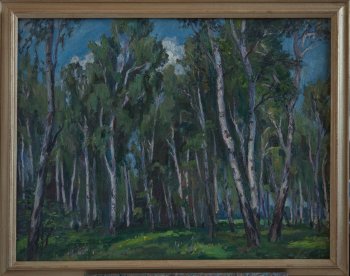 В лесу. 1987г. Холст, масло. 70х90