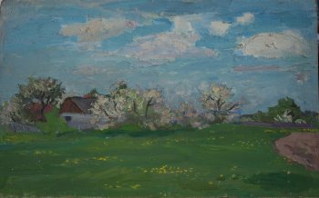 Б/Н. Фанера, масло. 47,5х76