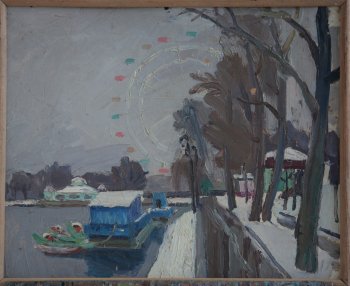 Б/Н. Фанера, масло. 49,5х60,5