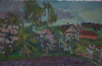 Раннее утро. 1985г. Холст, масло. 32х55,5