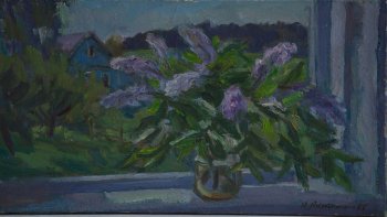 Б/Н. 1985г. Холст, масло. 31х56