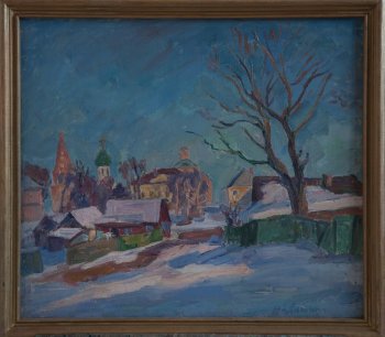 Переславль-Залесский. 1984г. Холст, масло. 57х65
