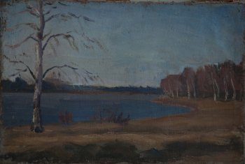Купавна. 1951г. Холст, масло. 40х60