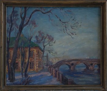 Санкт-Петербург. Весна. 1992г. Холст, масло. 50х60