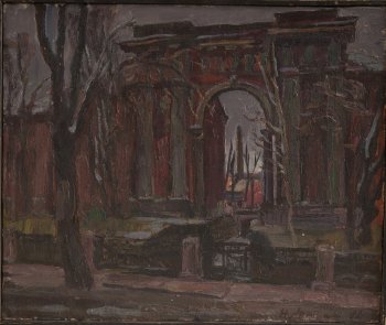 Новая Голландия.Санкт-Петербург. 1982г. Холст, масло. 50х60
