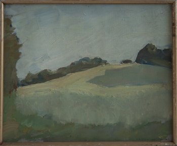Абрамцево. 1966г. Фанера, масло. 33,7х42