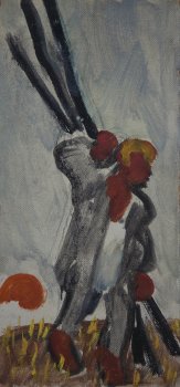 Б/Н. Оргалит, масло. 50,5х24