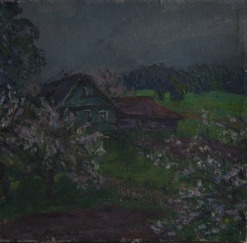 Весна. 1986г. Холст, масло. 33х35,5
