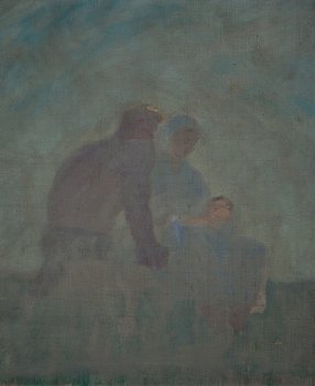 Б/Н. 1958г. Холст, масло. 35,5х29