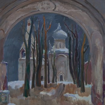 Б/Н. Холст, масло. 110х110