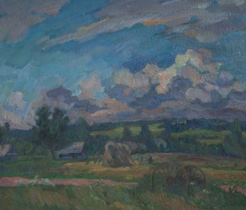 Холодное лето. 1988г. Холст, масло. 95х100