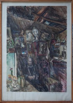 Санкт-Петербург. Юрий Кириллович Линник. 1998г. Картон, акварель. 86х61