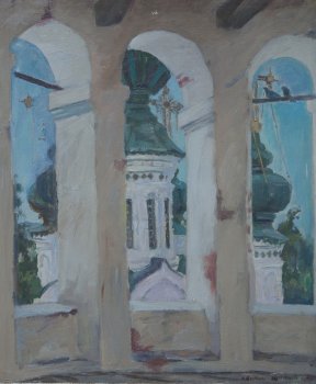 Великий Устюг. 1974г. Холст, масло. 95х80