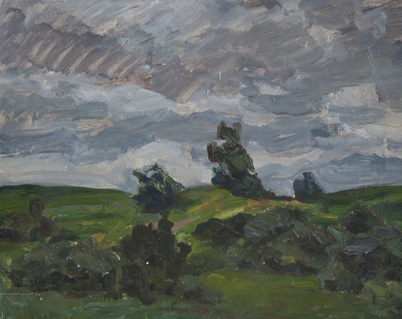 Б/Н. 1993г. Оргалит, масло. 40х50