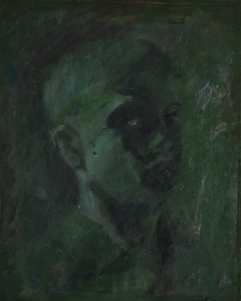 Автопортрет. 1947г. Фанера, масло. 53х42,5