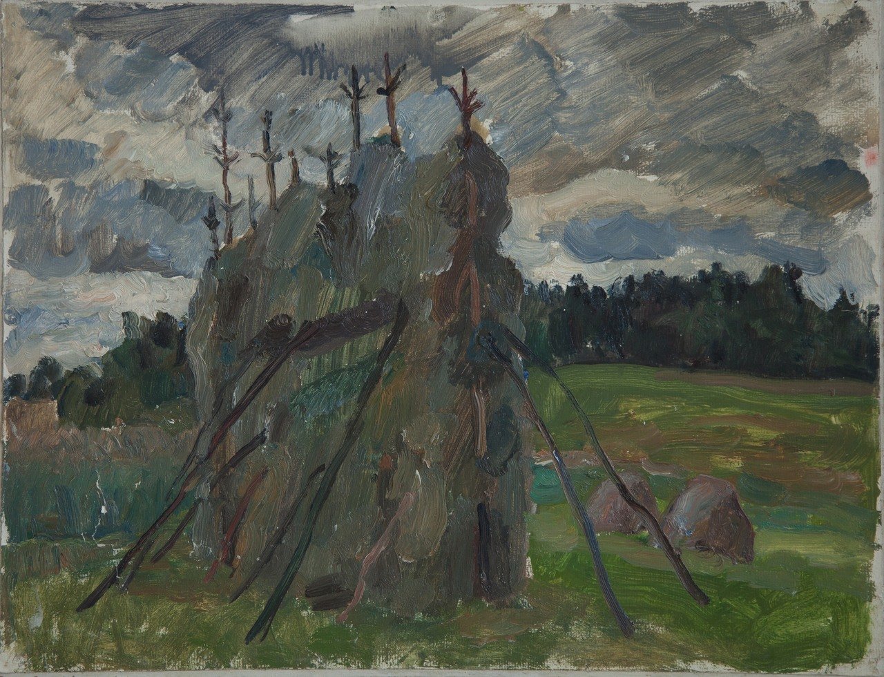 Б/Н. Оргалит, масло. 38,5х51