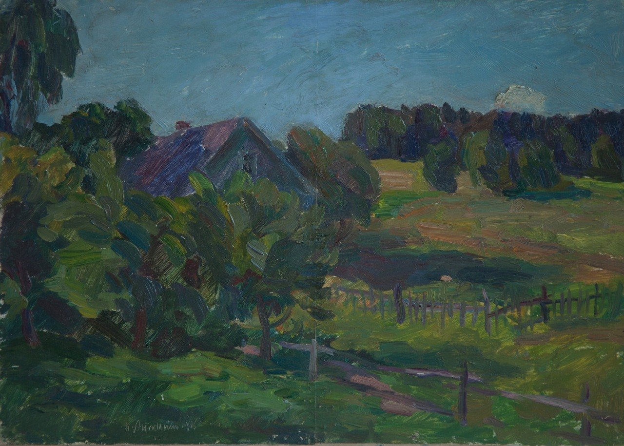 Б/Н. 1998г. Картон, масло. 30х42