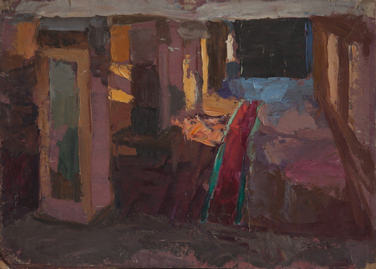 Б/Н. 1946г. Картон, масло. 37х52
