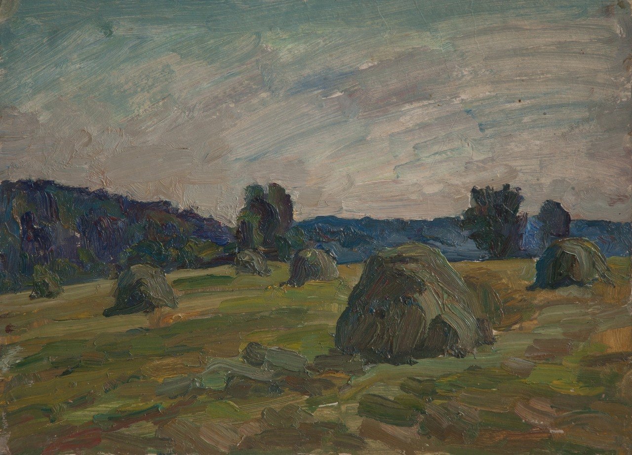 Б/Н. Картон, масло. 32х44