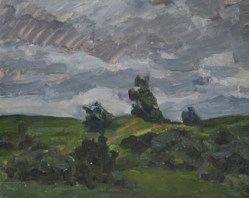Б/Н. 1993г. Оргалит, масло. 40х50