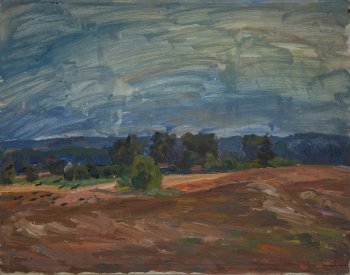 Б/Н. 1990г. Оргалит, масло. 40х50