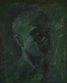 Автопортрет. 1947г. Фанера, масло. 53х42,5