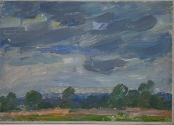 Б/Н. 1940г. Картон, масло. 22х30