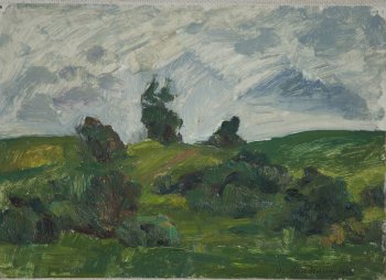 Б/Н. 1993г. Картон, масло. 21,5х30