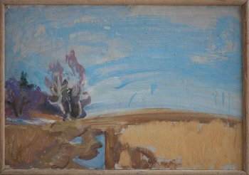 Б/Н. Фанера, масло. 31,5х46