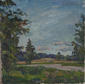 Б/Н. Холст, масло. 34х33