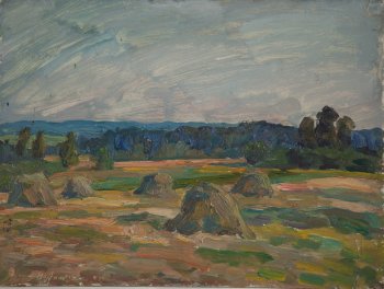 Б/Н. 1982г. Картон, масло. 37,5х50