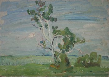 Б/Н. 1965г. Картон, масло. 49,5х35,2