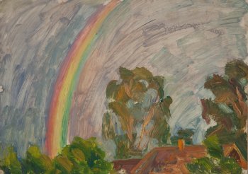 Б/Н. Бумага, масло. 30х41,5