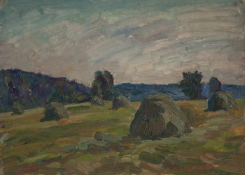 Б/Н. Картон, масло. 32х44